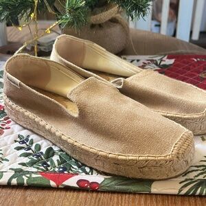 Soludos Beige Canvas Espadrilles